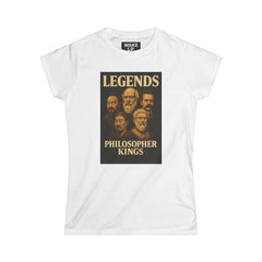 LEYENDAS: Camiseta de mujer de los Reyes Filósofos – Pensadores Socráticos Unidos | Portadas Retorcidas: Cómics, Cine y Caos