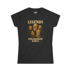 LEYENDAS: Camiseta de mujer de los Reyes Filósofos – Pensadores Socráticos Unidos | Portadas Retorcidas: Cómics, Cine y Caos