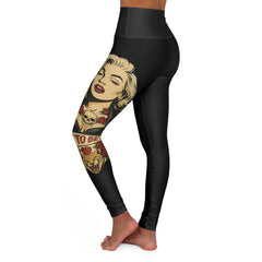 Born to Be Bad Leggings – Edgy Comfort for Unstoppable Women | Rebel Souls Collection