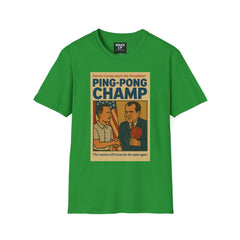 Ping-Pong Champ – Édition limitée n° 008 – Couvertures tordues : BD, cinéma et chaos (T-shirt homme)