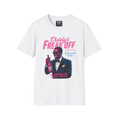 Diddy’s Freak Off – Neon Celebrity Satire Tee for Men | Rebel Souls
