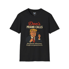 Les canulars téléphoniques de Don - Parodie politique tordue (T-shirt homme)