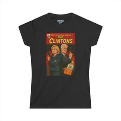 Les Clinton : Chaos confidentiel – Numéro limité n° 001 – Twisted Covers : Comics, cinéma et chaos (T-shirt femme)