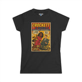 Crockett & Wheels: Temerario en Tacones – Edición Limitada #005 – Portadas Retorcidas: Cómics, Cine y Caos (Camiseta de Mujer)