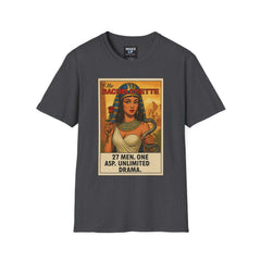 The Bachelorette – Cleopatra Parody Tee for Men | Twisted Covers: Comics, Cinema & Chaos