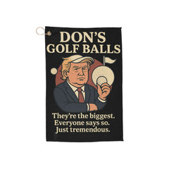Serviette de golf « Don's Golf Balls » – Cadeau hilarant pour les golfeurs | Accessoires de tournoi et humour golfique