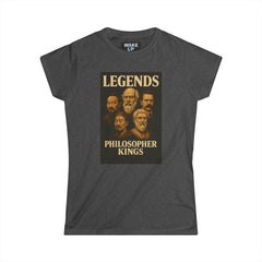 LEYENDAS: Camiseta de mujer de los Reyes Filósofos – Pensadores Socráticos Unidos | Portadas Retorcidas: Cómics, Cine y Caos