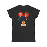 Billionaire Bromance Over – Women’s Satirical Graphic Tee | Twisted Political Parody