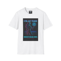 CTRL+ALT-TEASE – Retro Reboot T-Shirt for Men | Wake Up Apparel