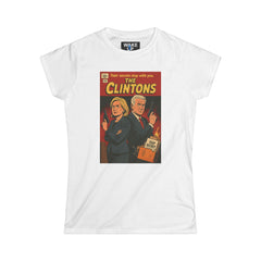 Les Clinton : Chaos confidentiel – Numéro limité n° 001 – Twisted Covers : Comics, cinéma et chaos (T-shirt femme)