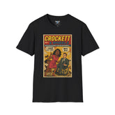 Crockett & Wheels: Temerario en Tacones – Edición Limitada #005 – Portadas Retorcidas: Cómics, Cine y Caos (Camiseta para Hombre)
