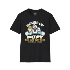 House of Puff – T-shirt Thicc Gains pour homme | Série Cheat Day