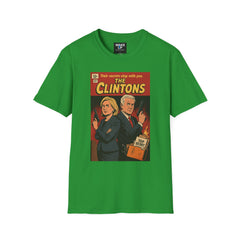 The Clintons: Classified Chaos – Limited Issue #001 - Twisted Covers: Comics, Cinema & Chaos (Men's T-Shirt)