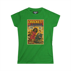 Crockett & Wheels: Temerario en Tacones – Edición Limitada #005 – Portadas Retorcidas: Cómics, Cine y Caos (Camiseta de Mujer)