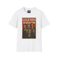LÉGENDES : T-shirt Révolution – Hommage historique aux droits civiques pour hommes | Twisted Covers : BD, cinéma et chaos