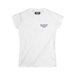 Billionaire Bromance Over – Women’s Satirical Graphic Tee | Twisted Political Parody