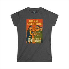 Jay and Silent Bob: Dictators of Disbelief - Twisted Covers: Comics, Cinema & Chaos (Women's T-Shirt)