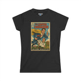 The Coiffed Crusader – Limited Issue #013 Gavin Newsom Parody Tee for Women | Twisted Covers: Comics, Cinema & Chaos