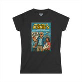 Fin de semana en casa de Bernie (El Otro) – Edición limitada n.° 010, camiseta de parodia política para mujer | Twisted Covers: Cómics, Cine y Caos