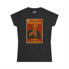 Le Don de l'affaire – T-shirt parodique Trump pour femme, édition limitée n° 012 | Twisted Covers : Comics, Cinéma et Chaos