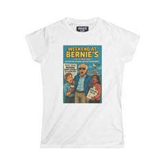 Fin de semana en casa de Bernie (El Otro) – Edición limitada n.° 010, camiseta de parodia política para mujer | Twisted Covers: Cómics, Cine y Caos