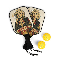 Born to Be Bad – Vintage-Inspired Pickleball Paddle Set – Rebel Collection
