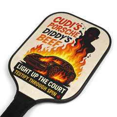 Cudi's Porshce - Diddy's Beef - Inspired Pickleball Paddle Set - Rebel Collection