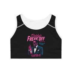Diddy’s Freak Off – Neon Parody Sports Bra | Rebel Souls Collection