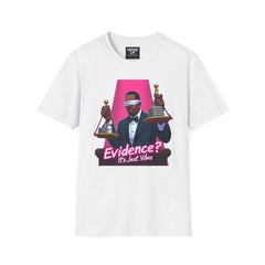 Evidence? It’s Just Vibes – Satirical Diddy Trial Tee for Men | Rebel Souls Collection