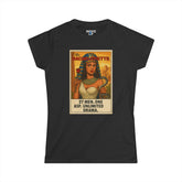 T-shirt « The Bachelorette » – Cléopâtre, satire comique pour femme | Twisted Covers : BD, cinéma et chaos