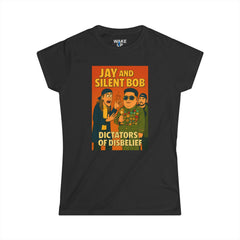Jay et Bob le Silence : Les dictateurs de l'incrédulité - Twisted Covers : Comics, cinéma et chaos (T-shirt femme)