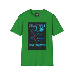 CTRL+ALT-TEASE – Retro Reboot T-Shirt for Men | Wake Up Apparel
