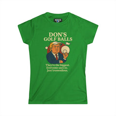Don's Golf Balls – Parodie politique tordue (T-shirt femme)