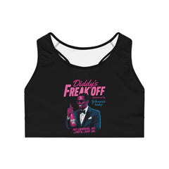 Diddy’s Freak Off – Neon Parody Sports Bra | Rebel Souls Collection