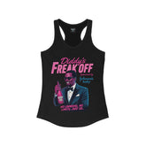 Diddy’s Freak Off – Neon Satire Racerback Tank for Women | Rebel Souls Collection