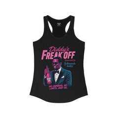 Diddy’s Freak Off – Neon Satire Racerback Tank for Women | Rebel Souls Collection