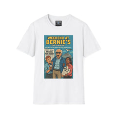 Week-end chez Bernie (L'Autre) – Édition limitée n° 010 T-shirt parodique politique pour homme | Twisted Covers : Comics, Cinéma et Chaos