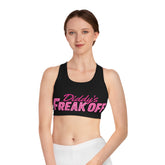 Diddy’s Freak Off – Neon Parody Words Sports Bra | Rebel Souls Collection
