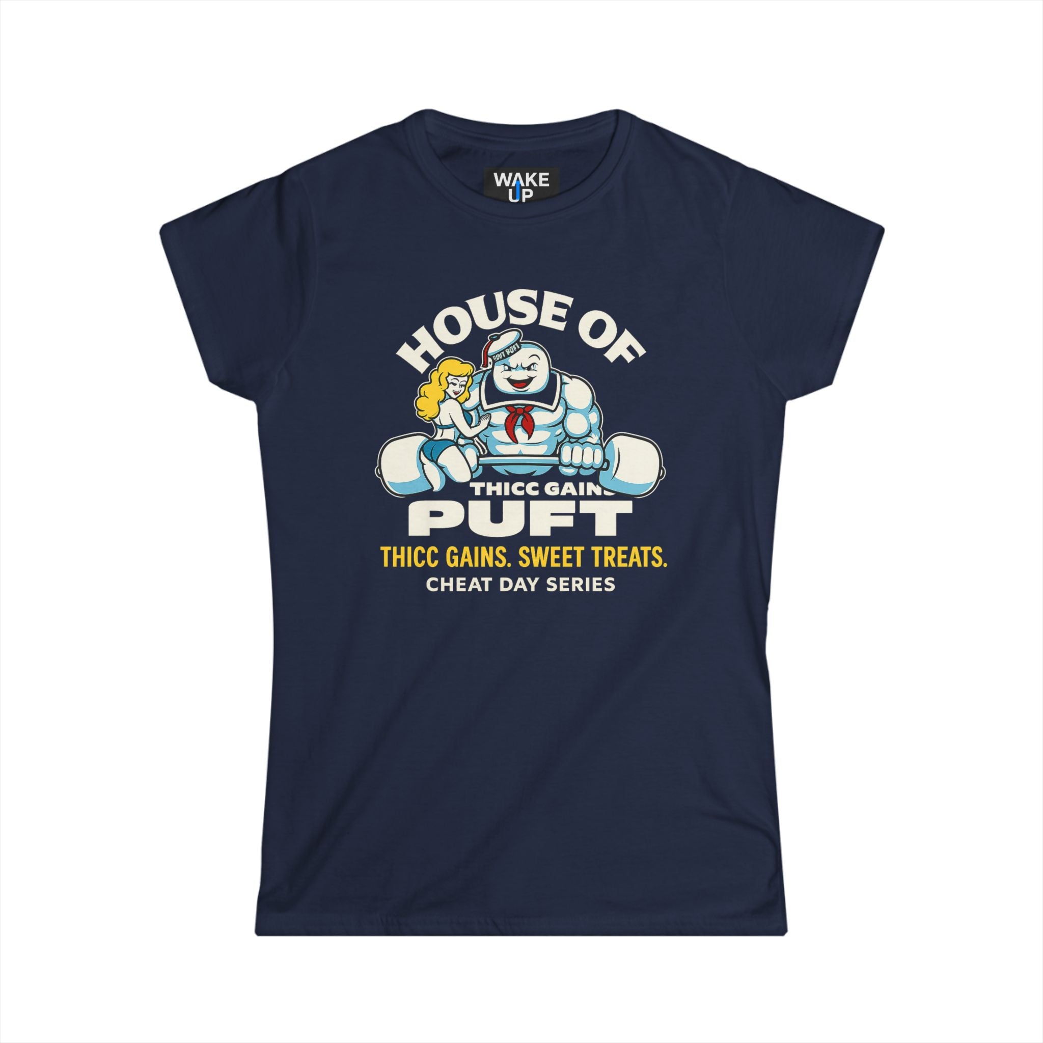 House of Puff – Thicc Gains T-Shirt for Women | Cheat Day Series