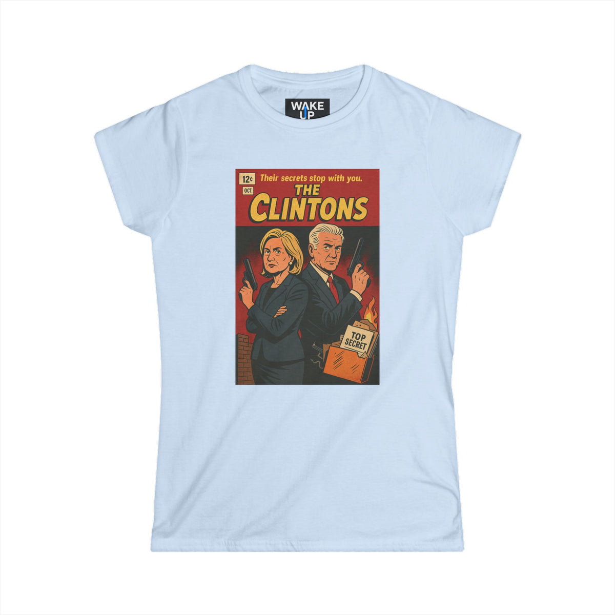 The Clintons: Classified Chaos – Limited Issue #001 - Twisted Covers: Comics, Cinema & Chaos (Women's T-Shirt)