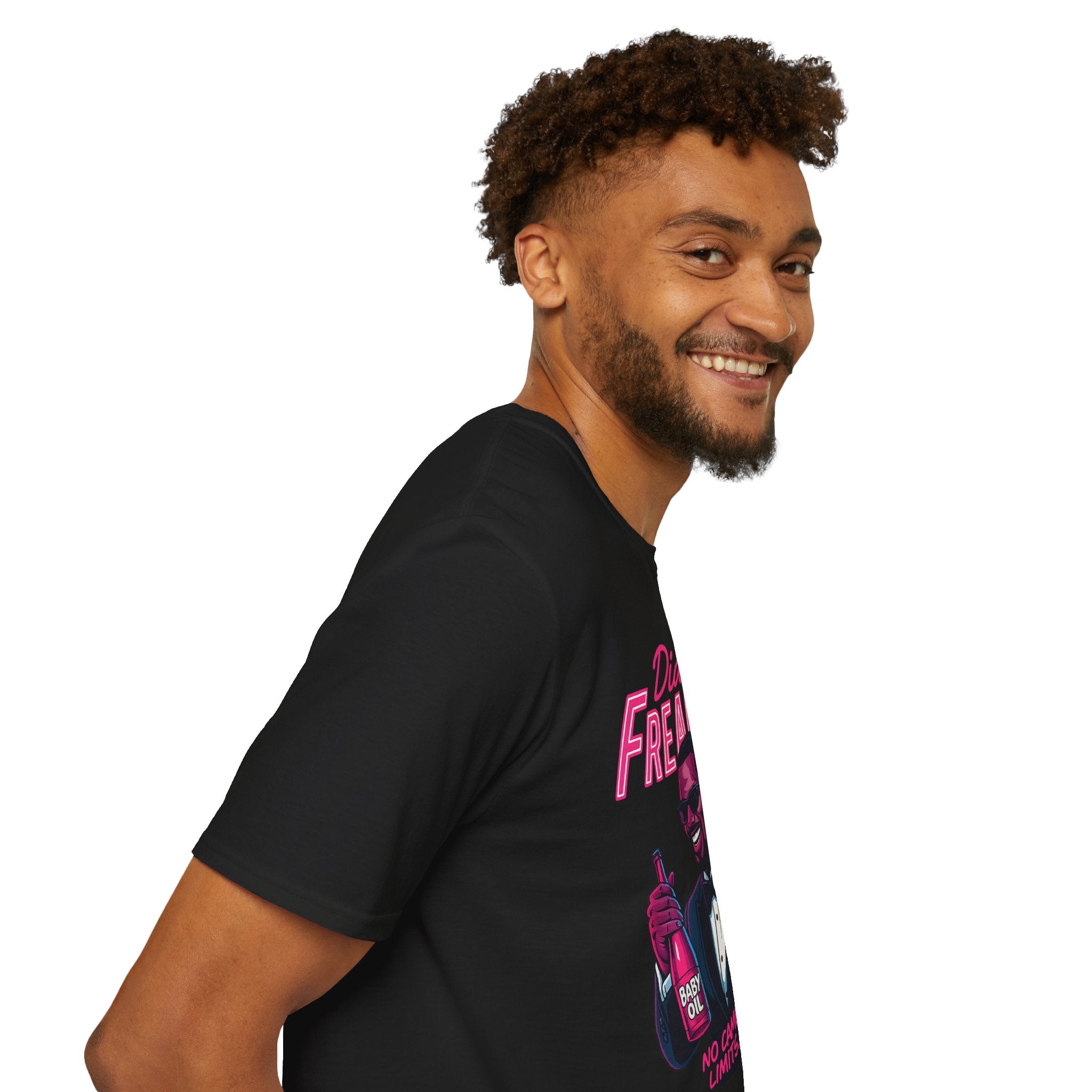 Diddy’s Freak Off – Neon Celebrity Satire Tee for Men | Rebel Souls