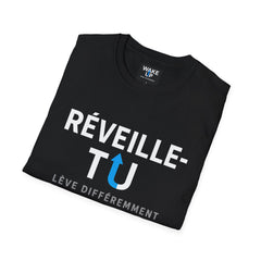 French - Wake Up - Rise Different - Wake Up World (Men’s T-Shirt)