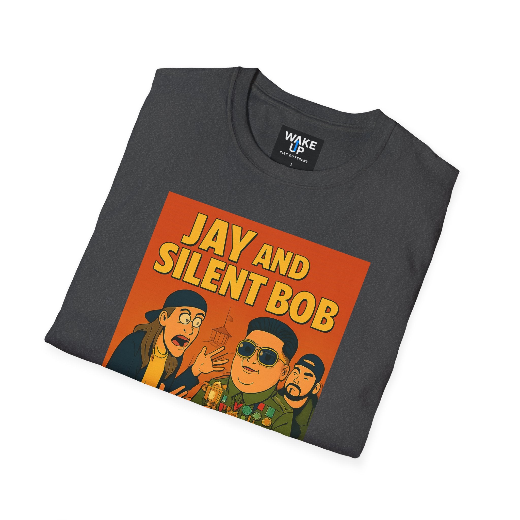 Jay and Silent Bob: Dictators of Disbelief - Twisted Covers: Comics, Cinema & Chaos (Men’s T-Shirt)