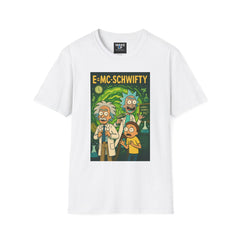 E=MC-SCHWIFTY – Theoretical Mayhem - Twisted Covers: Comics, Cinema & Chaos (Men’s T-Shirt)