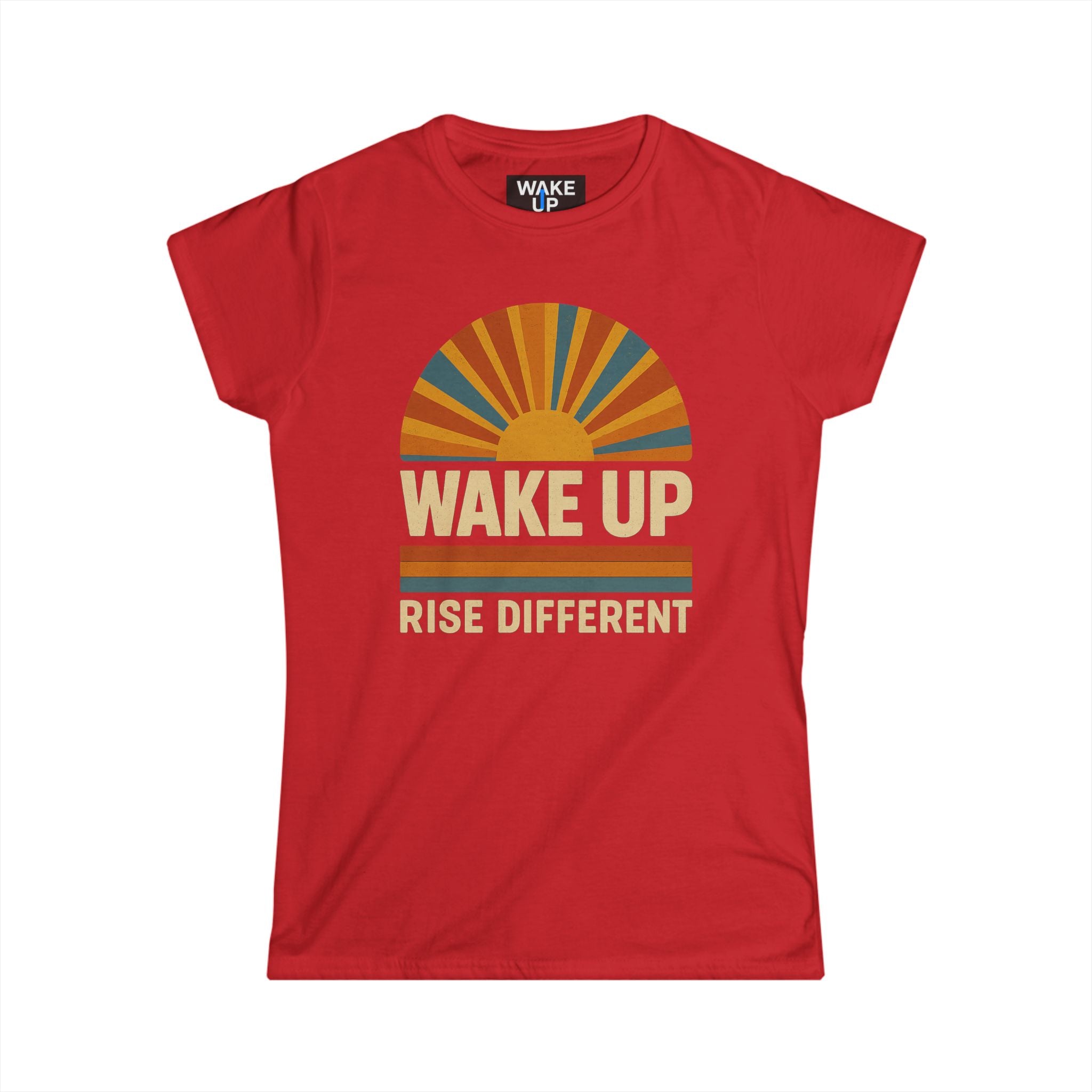 Réveillez-vous - Levez-vous différemment - Lever de soleil rétro - Levez-vous différemment (T-shirt femme)