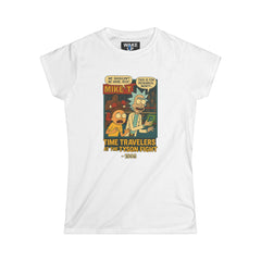 Voyageurs du temps au combat contre Tyson - Twisted Covers : Comics, cinéma et chaos (T-shirt femme)
