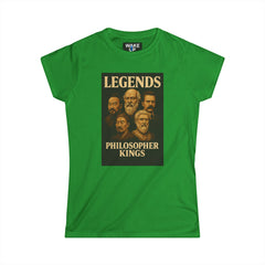 LEGENDS: Philosopher Kings Women’s Tee – Socratic Thinkers Unite | Twisted Covers: Comics, Cinema & Chaos