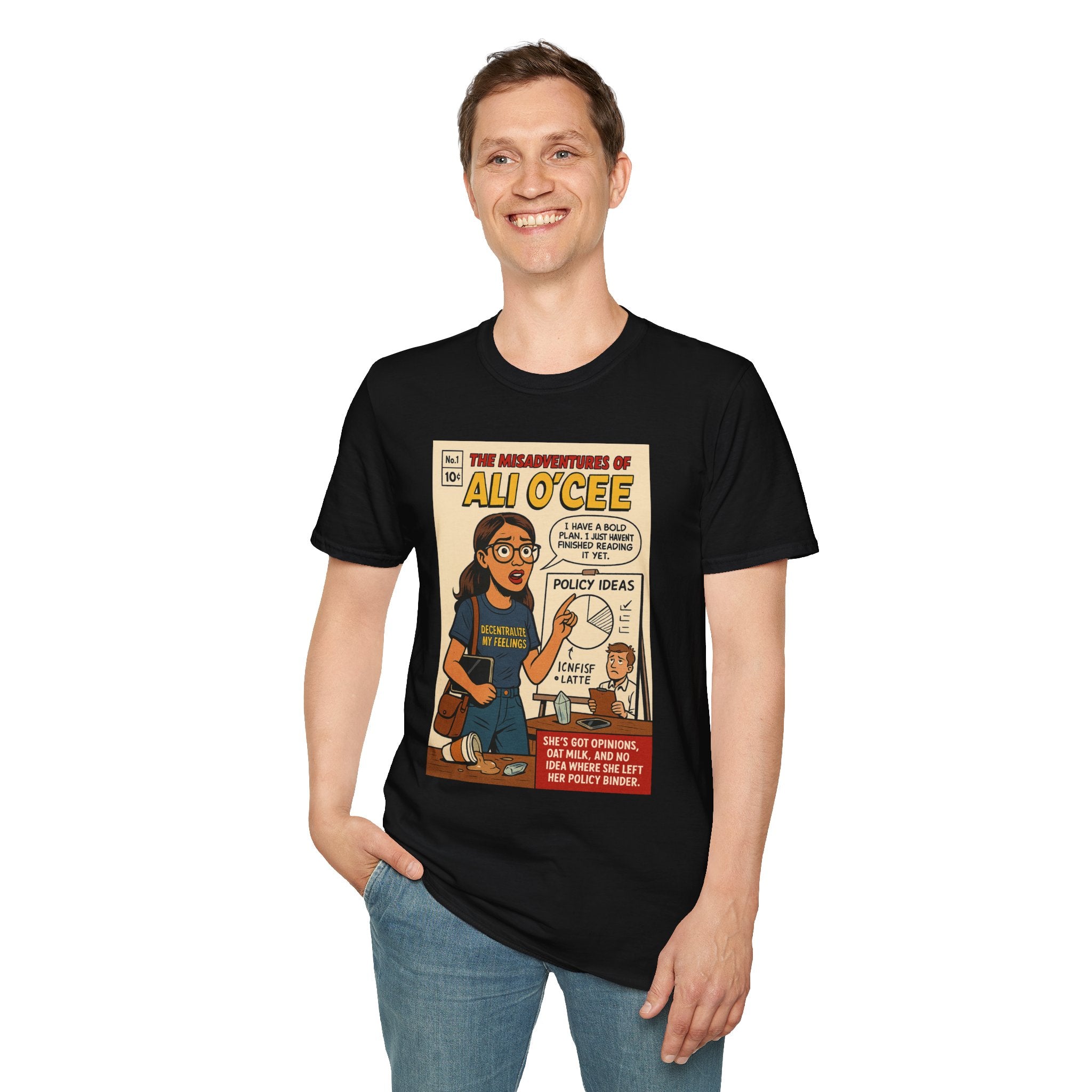The Misadventures of Ali O’Cee T-Shirt – Limited Issue #004 – Twisted Covers: Comics, Cinema & Chaos (Men’s T-Shirt)