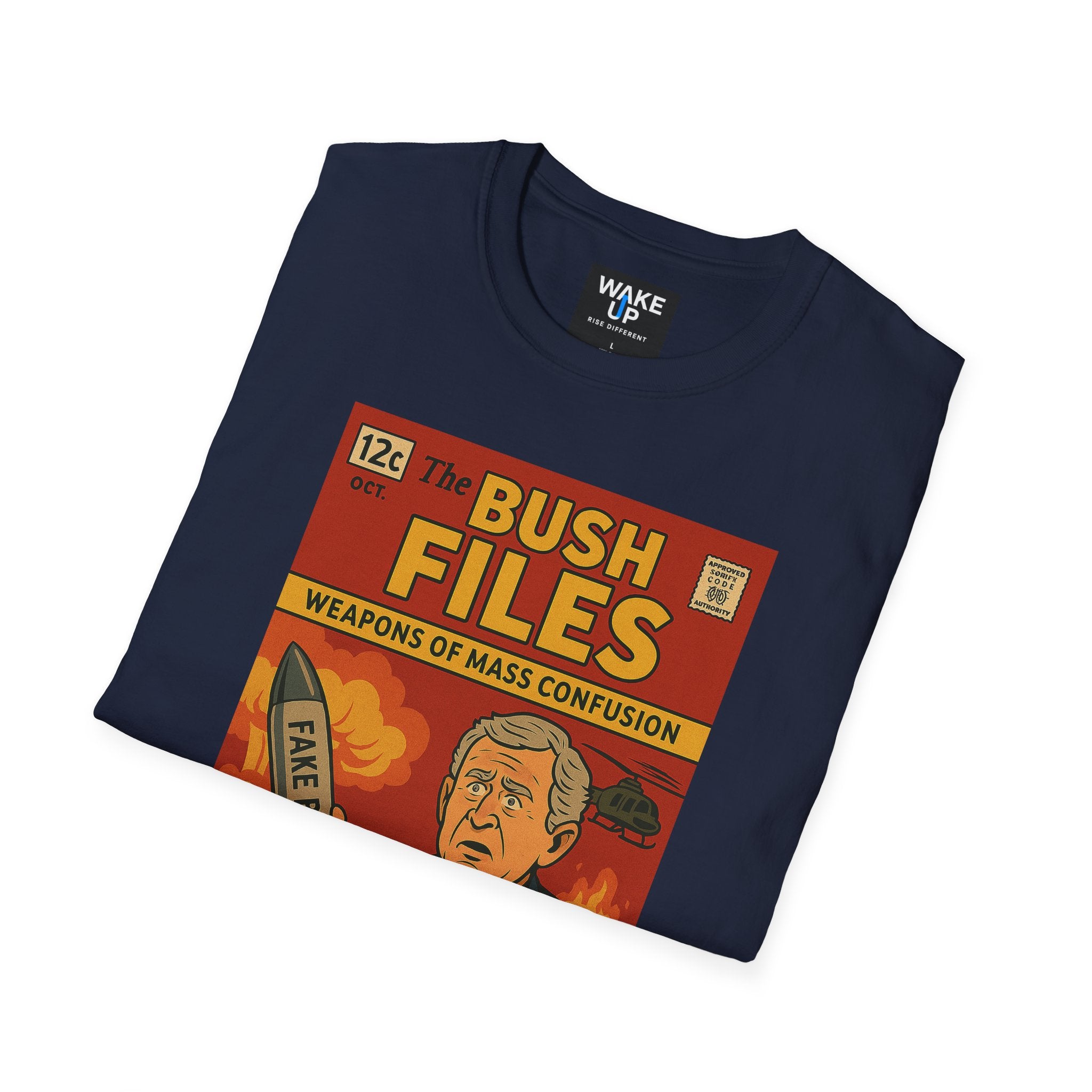 The Bush Files: Weapons of Mass Confusion – Limited Issue #003 – Twisted Covers: Comics, Cinema & Chaos (Men’s T-Shirt)