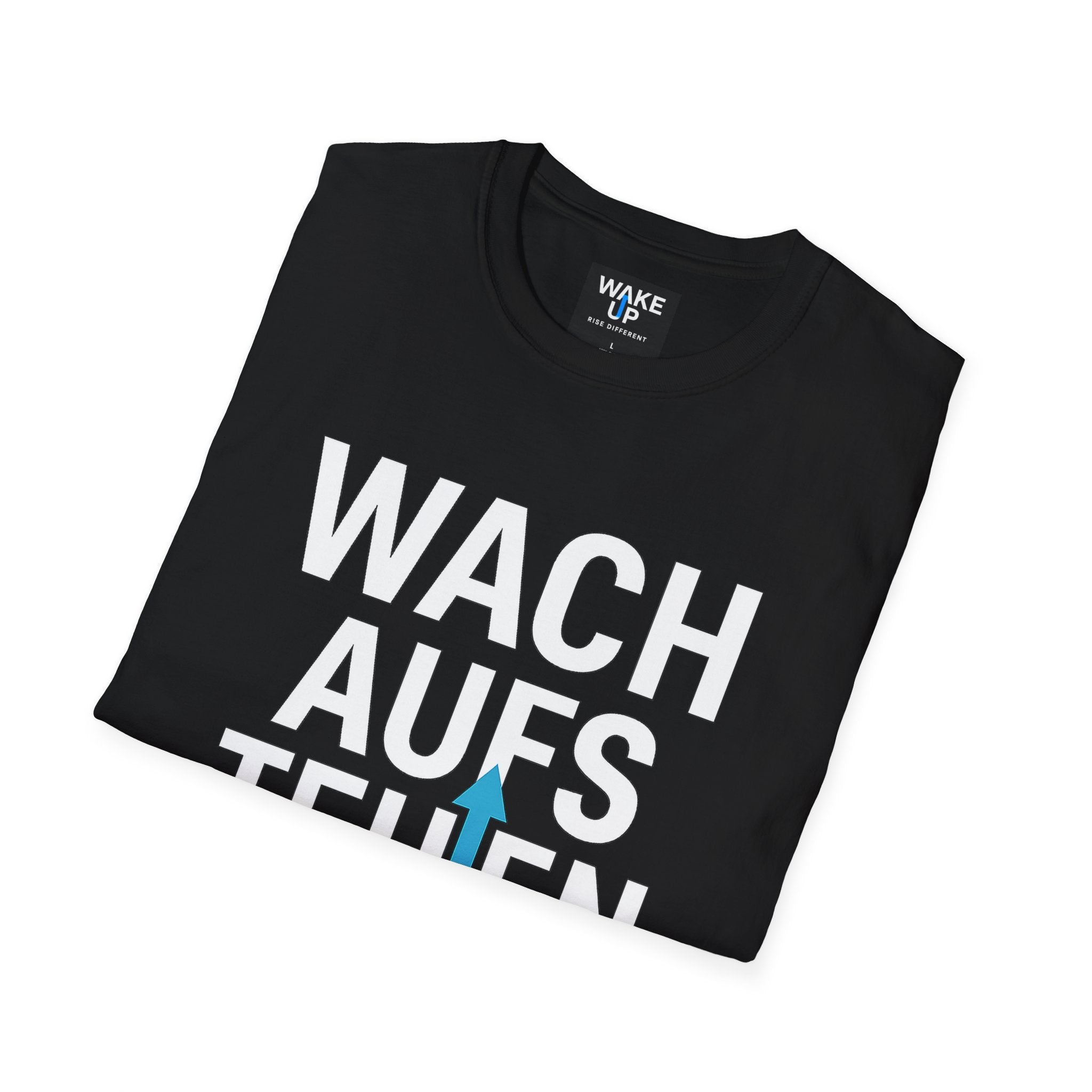 German - Wake Up - Rise Different - Wake Up World (Men’s T-Shirt)